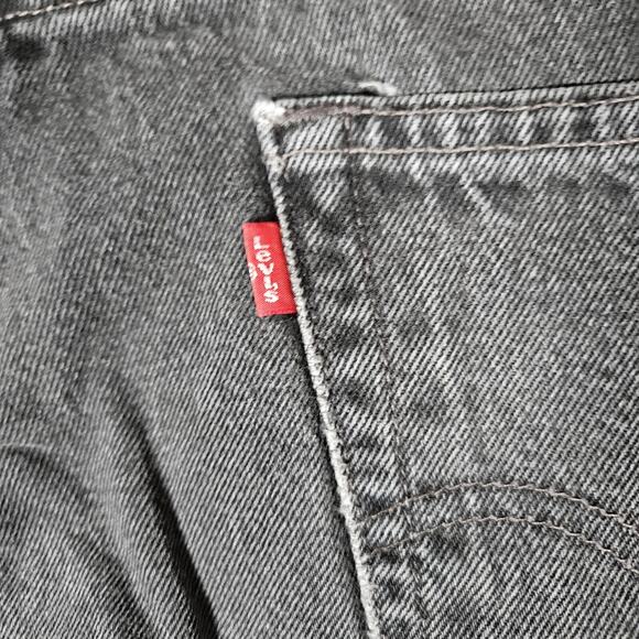 Vtg Levis 505 Jeans Men’s 34x32 (Tag 36X32) Black Straight Regular Fit Y2K - Picture 4 of 15